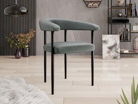 Scaun sufragerie Ezekta (Verde închis + Negru) . 1103430