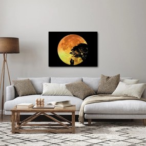 Tablou cu umbre în lumina lunii (70x50 cm)