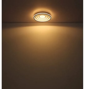 Plafoniera LED design modern Foppa alb, negru
