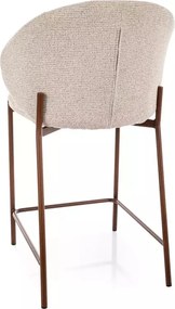 Scaun de bar Kioto H-2 bej deschis 255 / nuc