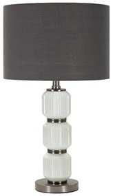 Veioză gri cu abajur textil (înălțime 57 cm) Bright – Mauro Ferretti