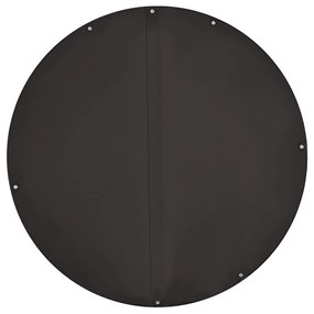 Oglinda Patina neagra ø70 cm