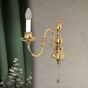Aplica de perete design clasic FLAMISCH, alama lucioasa