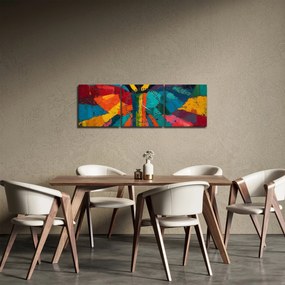 Tablou - Înger pictat (cu ceas) (90x30 cm)