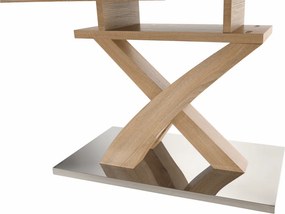 Masă dining,  stejar, 160-200x90 cm, BONET NEW TIP 2
