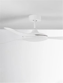 Ventilator de tavan cu telecomanda design modern BLAIRE alb