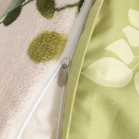 Husa de perna dubla fata DUO SENSE EUCALIA 45x45 cm microplus/flanel, colorat