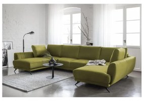 Colțar Larco 362cm verde