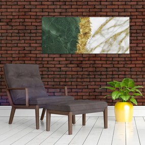 Tablou - Marmură verde N⁰1 (120x50 cm)