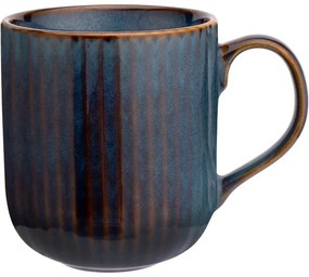 Altom Cană din porțelan Reactive Stripes albastru, 400 ml