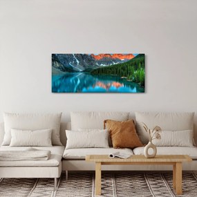 Tablou - Lac turcoaz (120x50 cm)
