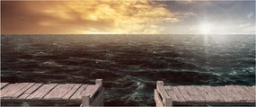 Tablou cu marea (120x50 cm)