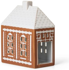 Sfeșnic pentru lumânări pastilă din ceramică Gingerbread Lighthouse – Kähler Design