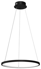 Lustră LED pe cablu HOOP LED/27W/230V d. 50 cm 4000K negru