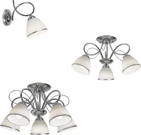 Brilagi - Aplică de perete FRED 1xE27/60W/230V crom lucios