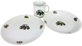 Set de masă pentru copii din 3 piese Thun Tractornou