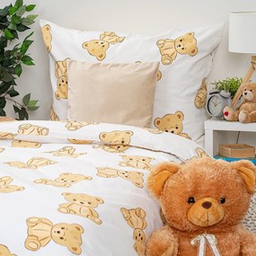 Lenjerie de pat din bumbac 4Home Teddies , 140 x200 cm, 70 x 90 cm, 140 x 200 cm, 70 x 90 cm