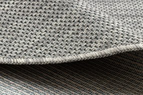 Covor SISAL SION cerc A5165A Melanj țesute plate gri