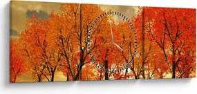 Tablou - Toamna (cu ceas) (90x30 cm)