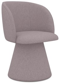 Scaun de sufragerie mov lavandă tapițat Maia – Makamii