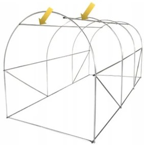 Structură pentru politunel de grădină 2x3,5m PREMIUM