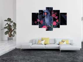 Tablou - Păpădia între flori (150x105 cm)