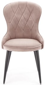 Scaun K366 velvet bej