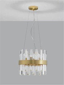 Lustra suspendata eleganta design modern Crown 35cm