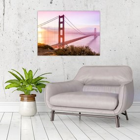 Tablou pe sticlă - San Francisco (70x50 cm)