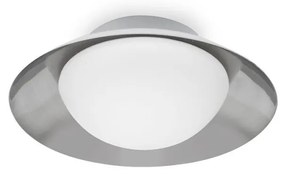 Plafoniera LED moderna SIDE G9 nickel/alb 62133