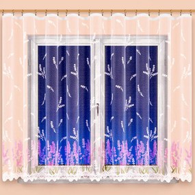 Perdea finisată din jacard MARIANA VIOLET 350 x 160 cm