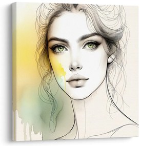 Tablou linii fine și culori