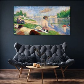Tablou canvas Oameni care fac baie