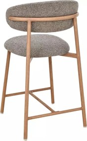 Scaun de bar Elton H-2 Noelle cappuccino 256 / stejar