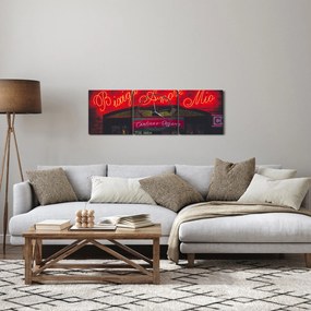 Tablou - Amore Mio (cu ceas) (90x30 cm)
