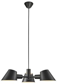 Lustra cu 3 brate design modern STAY negru 2120703003 NL