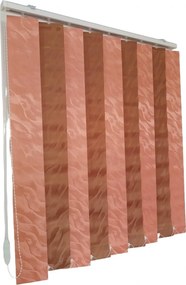 Jaluzele verticale BEATA 9609 / 9606 somon maro – jaluzele verticale moderne complete cu prindere pe tavan