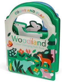 Jucărie interactivă Colour changing bath book Woodland – Rex London
