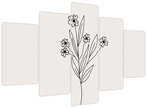 Tablou - Floare de pajiște N⁰1 (150x105 cm)