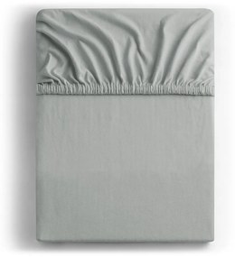 Cearșaf de pat DecoKing Amber Collection, 140-160 x 200 cm, gri