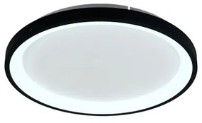 Brilagi - Plafonieră LED reglabilă FALCON SLIM LED/42W/230V Ø 50 cm neagră + telecomandă