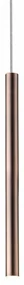 Pendul LED design minimalist LOYA, cupru antic