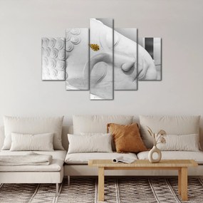 Tablou - Buddha alb (150x105 cm)