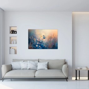 Tablou - Pajiște cu Fluture (90x60 cm)
