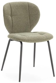 Scaune de dining verde 2 buc. Maori – Marckeric