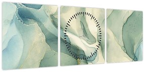 Tablou - Abstract cerneală 3 (cu ceas) (90x30 cm)