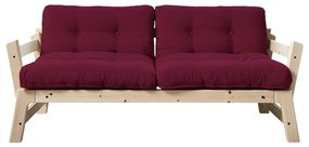 Canapea variabilă Karup Design Step Natural/Light Bordeaux
