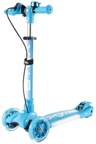 Trotineta copii cu roti luminoase din silicon NOVOKIDS™ Toy Cube , cu lumini, 3 roti,pliabila, maner reglabil pe inaltime,maxim 50 kg, sistem frana