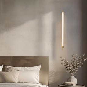 Pendul LED Vertical, Cilindric 20W 3000K BRUSHED GOLD ZB-25168