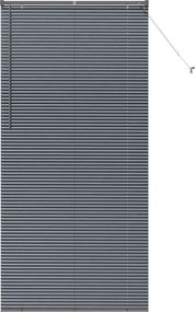 vidaXL Jaluzele venetiene Manual Gri închis 220 x 100 cm Aluminiu